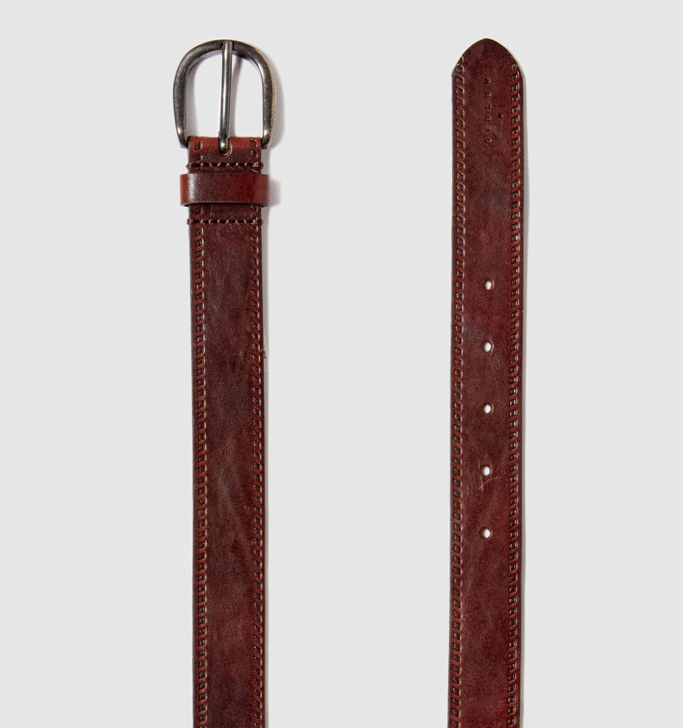 Leather look belt - men's belts - Brown | Sisley image number 2
